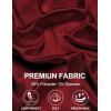 imageCOOFANDY Mens Silk Button Down Short Sleeve Shirt Satin Dress Shirts Summer Beach Wedding Shirt01 Red