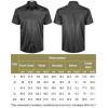 imageCOOFANDY Mens Silk Button Down Short Sleeve Shirt Satin Dress Shirts Summer Beach Wedding ShirtBlackpure