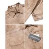 imageCOOFANDY Mens Silk Button Down Short Sleeve Shirt Satin Dress Shirts Summer Beach Wedding ShirtKhaki