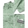 imageCOOFANDY Mens Silk Button Down Short Sleeve Shirt Satin Dress Shirts Summer Beach Wedding ShirtLight Green