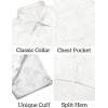 imageCOOFANDY Mens Silk Button Down Short Sleeve Shirt Satin Dress Shirts Summer Beach Wedding ShirtWhite