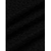 imageCOOFANDY Mens Slim Fit Turtleneck Sweater Casual Knitted Twisted Pullover Solid SweatersBlack