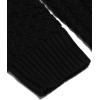 imageCOOFANDY Mens Slim Fit Turtleneck Sweater Casual Knitted Twisted Pullover Solid SweatersBlack