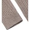 imageCOOFANDY Mens Slim Fit Turtleneck Sweater Casual Knitted Twisted Pullover Solid SweatersColorful Brown