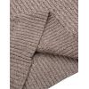 imageCOOFANDY Mens Slim Fit Turtleneck Sweater Casual Knitted Twisted Pullover Solid SweatersColorful Brown