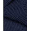imageCOOFANDY Mens Slim Fit Turtleneck Sweater Casual Knitted Twisted Pullover Solid SweatersDark Blue