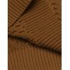 imageCOOFANDY Mens Slim Fit Turtleneck Sweater Casual Knitted Twisted Pullover Solid SweatersDark Brown