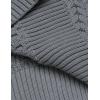 imageCOOFANDY Mens Slim Fit Turtleneck Sweater Casual Knitted Twisted Pullover Solid SweatersGray