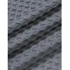imageCOOFANDY Mens Slim Fit Turtleneck Sweater Casual Knitted Twisted Pullover Solid SweatersGray