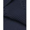 imageCOOFANDY Mens Slim Fit Turtleneck Sweater Casual Knitted Twisted Pullover Solid SweatersNave Blue