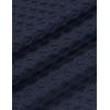 imageCOOFANDY Mens Slim Fit Turtleneck Sweater Casual Knitted Twisted Pullover Solid SweatersNave Blue