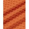 imageCOOFANDY Mens Slim Fit Turtleneck Sweater Casual Knitted Twisted Pullover Solid SweatersOrange
