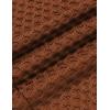 imageCOOFANDY Mens Slim Fit Turtleneck Sweater Casual Knitted Twisted Pullover Solid SweatersRed Bronze