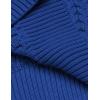 imageCOOFANDY Mens Slim Fit Turtleneck Sweater Casual Knitted Twisted Pullover Solid SweatersRoyal Blue
