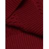 imageCOOFANDY Mens Slim Fit Turtleneck Sweater Casual Knitted Twisted Pullover Solid SweatersWine Red