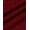 imageCOOFANDY Mens Slim Fit Turtleneck Sweater Casual Knitted Twisted Pullover Solid SweatersWine Red