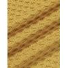 imageCOOFANDY Mens Slim Fit Turtleneck Sweater Casual Knitted Twisted Pullover Solid SweatersYellow