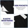 imageCOOFANDY Mens Sweat Shorts 2 Pack 7quot Gym Workout Drawstring Jogger Shorts with PocketsBlack 1 Pack of 1
