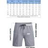 imageCOOFANDY Mens Sweat Shorts 2 Pack 7quot Gym Workout Drawstring Jogger Shorts with PocketsBlackDark Grey