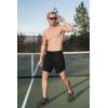 imageCOOFANDY Mens Sweat Shorts 2 Pack 7quot Gym Workout Drawstring Jogger Shorts with PocketsBlackGrey