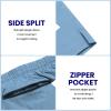 imageCOOFANDY Mens Sweat Shorts 2 Pack 7quot Gym Workout Drawstring Jogger Shorts with PocketsDark GreyLight Blue