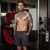 imageCOOFANDY Mens Sweat Shorts 2 Pack 7quot Gym Workout Drawstring Jogger Shorts with PocketsDark GreyLight Blue