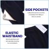 imageCOOFANDY Mens Sweat Shorts 2 Pack 7quot Gym Workout Drawstring Jogger Shorts with PocketsDark GreyNavy Blue