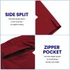imageCOOFANDY Mens Sweat Shorts 2 Pack 7quot Gym Workout Drawstring Jogger Shorts with PocketsDark GreyWine Red