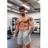 imageCOOFANDY Mens Sweat Shorts 2 Pack 7quot Gym Workout Drawstring Jogger Shorts with PocketsGreyArmy Green