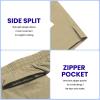 imageCOOFANDY Mens Sweat Shorts 2 Pack 7quot Gym Workout Drawstring Jogger Shorts with PocketsKhakiPeacock Blue