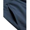 imageCOOFANDY Mens Sweat Shorts 2 Pack 7quot Gym Workout Drawstring Jogger Shorts with PocketsNavy BlueBlack