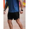 imageCOOFANDY Mens Sweat Shorts 2 Pack 7quot Gym Workout Drawstring Jogger Shorts with PocketsNavy BlueBlack