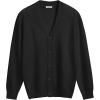 imageCOOFANDY Mens V Neck Cardigan Sweater Casual Lightweight Button Down Knitted Cardigan SweaterBlack
