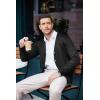 imageCOOFANDY Mens V Neck Cardigan Sweater Casual Lightweight Button Down Knitted Cardigan SweaterBlack