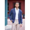 imageCOOFANDY Mens V Neck Cardigan Sweater Casual Lightweight Button Down Knitted Cardigan SweaterBlue