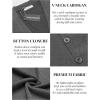 imageCOOFANDY Mens V Neck Cardigan Sweater Casual Lightweight Button Down Knitted Cardigan SweaterDark Grey