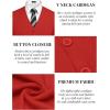 imageCOOFANDY Mens V Neck Cardigan Sweater Casual Lightweight Button Down Knitted Cardigan SweaterRed