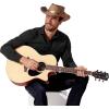 imageCOOFANDY Mens Western Cowboy Shirt Long Sleeve Cotton Button Down Work Shirts with PocketsBlack