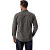 imageCOOFANDY Mens Western Cowboy Shirt Long Sleeve Cotton Button Down Work Shirts with PocketsDark Grey