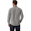 imageCOOFANDY Mens Western Cowboy Shirt Long Sleeve Cotton Button Down Work Shirts with PocketsLight Grey