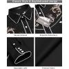 imageCOOFANDY Mens Western Cowboy Shirt Long Sleeve Embroidered Shirt Slim Fit Cotton Casual Button Down ShirtBlackpat8