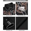 imageCOOFANDY Mens Western Cowboy Shirt Long Sleeve Embroidered Shirt Slim Fit Cotton Casual Button Down ShirtBlackpat9