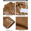imageCOOFANDY Mens Western Cowboy Shirt Long Sleeve Embroidered Shirt Slim Fit Cotton Casual Button Down ShirtLight Brown