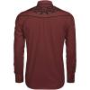 imageCOOFANDY Mens Western Cowboy Shirt Long Sleeve Embroidered Shirt Slim Fit Cotton Casual Button Down ShirtWine Red