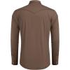 imageCOOFANDY Mens Western Cowboy Shirts Long Sleeve Cotton Casual Button Down Work Shirt with PocketsBrown  Black