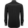 imageCOOFANDY Mens Western Cowboy Shirts Long Sleeve Embroidered Shirt Slim Fit Casual Button Down ShirtsBlack