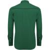 imageCOOFANDY Mens Western Cowboy Shirts Long Sleeve Embroidered Shirt Slim Fit Casual Button Down ShirtsDark Green