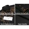 imageCOOFANDY Mens Western Cowboy Shirts Long Sleeve Embroidered Shirt Slim Fit Casual Button Down ShirtsPat1