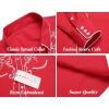 imageCOOFANDY Mens Western Cowboy Shirts Long Sleeve Embroidered Shirt Slim Fit Casual Button Down ShirtsRed