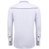 imageCOOFANDY Mens Western Cowboy Shirts Long Sleeve Embroidered Shirt Slim Fit Casual Button Down ShirtsWhite